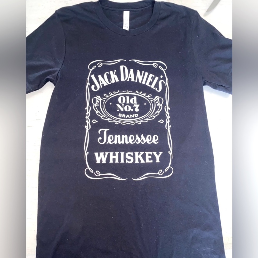 Classic Jack Daniel's Tennessee Whiskey T-Shirt | Bella Canvas | SMALL | NWOT